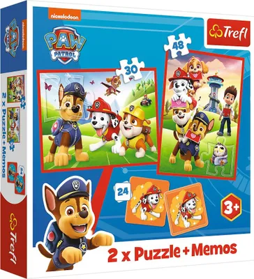 Immagine prodotto di Trefl Paw Patrol Puzzle Set 30+48+M24