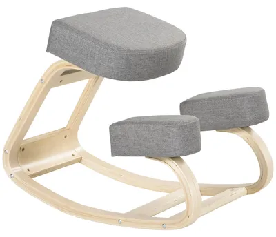 Produktbild von Vinsetto Kniestuhl, ergonomischer Sitzhocker, Polsterhocker, 120 kg belastbar