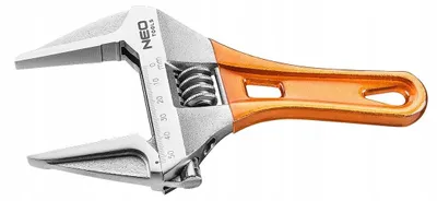 Zdjęcie produktu dla NEO TOOLS Klucz nastawny krótki 185 mm, zakres 0-53 mm