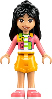 A full-body shot of a LEGO Friends Liann minifigure.
