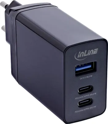 Produktbild von InLine 31516D, Drinnen, AC, 20 V, 1 m, Schwarz