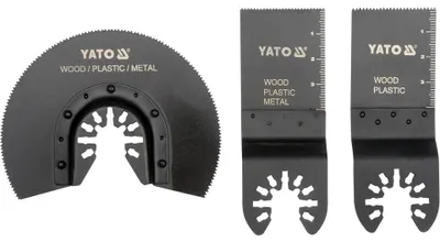 Produktbild von YATO Sägeblattsatz 3-tlg Für Multifunktionswerkzeug Für Holz Metall Kunststoff T