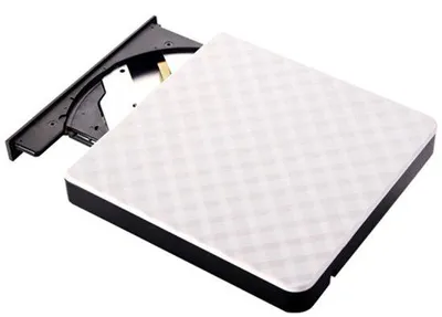 Immagine prodotto di Masterizzatore DVD USB 3.0, bianco, per PC e laptop, alta velocità