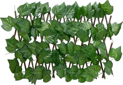 Produktbild von vidaXL Rankgitter mit Künstlichem Weinlaub Erweiterbar Grün 180x20 cm