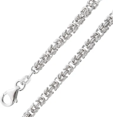 Produktbild von Königsketten Armband 3,3mm Sterling Silber 925 halbmassiv 18