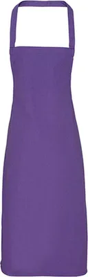 Obrázek produktu pro Premier Workwear PR102 | Bavlněná zástěra (bez kapes) - 60 x 87 cm - Barva: fialová (přibližně Pantone 269) - Rozměr: 60 x 87 cm