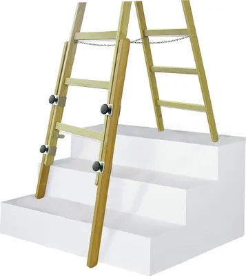 Produktbild von Iller Verlängerungsschenkel für Holz Leitern für Holmgröße 56mm Länge 1,25m 2 Stück