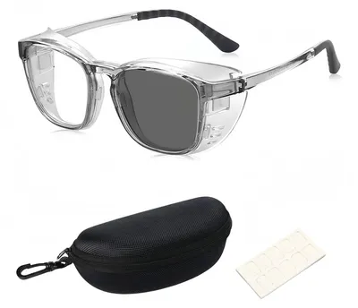 Produktbild von Sicherheitsbrille für Brillenträger - Kratzfest & Anti-Pollen