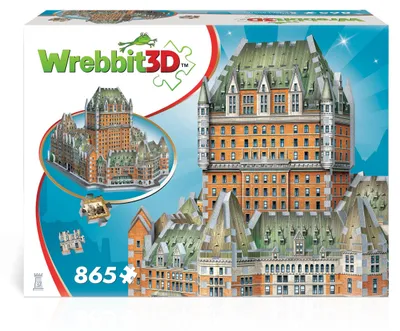 Obrázok produktu pre Wrebbit 3D puzzle - Château Frontenac - 865 dielikov - Bauset