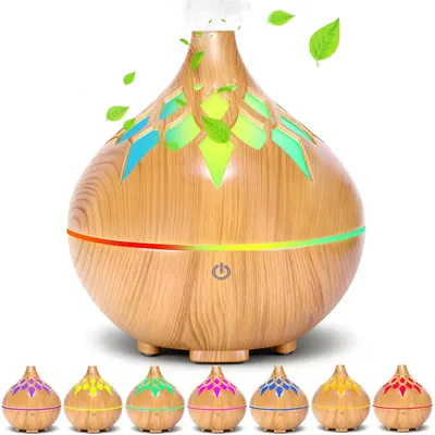 Produktbild von MKAKYES Aroma Diffuser, 160ML Ultraschall Luftbefeuchter Aromatherapie Öle Diffusor, mit 7 farbigem LED Licht, Automatische Abschaltung, für Zuhause, Schlafzimmer, Yoga, Büro, Spa