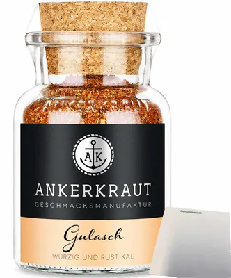 Produktbild von Ankerkraut Gulasch Gewürz (80g Glas) + usy Block