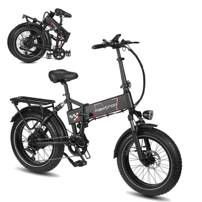 Produktbild von Maxtron Polaris E-Fatbike 20 Zoll – 48V 250W Bafang Motor 60Nm, 624Wh Akku, Hydraulische Bremsen, StVZO-konform, Elektrofahrrad für Damen & Herren