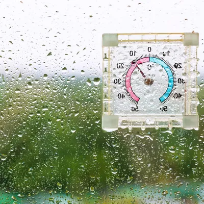 Productafbeelding van Zelfklevende Raamthermometer voor Binnen en Buiten - Voor Gemakkelijke Temperatuurmeting
