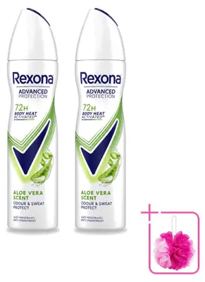 Obrázok produktu pre 2 x Deodorant Rexona vo spreji – vôňa Aloe Vera – 150 ml – balenie s 2 kusmi