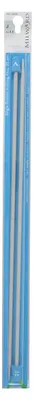 Stricknadel einzeln, 4,5 mm, 35 cm, Aluminium, silbergrau