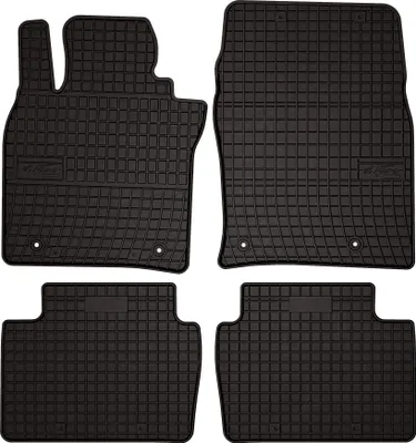 Immagine prodotto di Tappetini auto in gomma adatto per Mazda CX30 / CX-30 (2019-, crossover) neri, set 4 pz, con fissaggi
