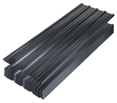 Produktbild von Vigevee 24 Stück Dachblech Trapezblech Profilblech Platten aus Metall, inkl. schnittfester Handschuhe, 129x46 cm, 0,25 mm, 14 m², Anthrazit