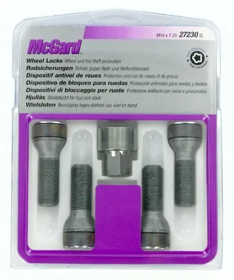 Produktbild von MCGARD Ultra High Security Felgenschlösser Satz 60 M14 SW17 37mm Länge