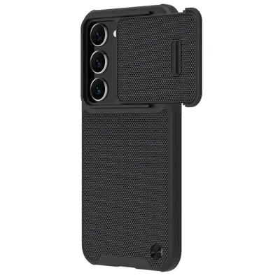 Produktbild von Nillkin Textured S Case Samsung Galaxy S23+ Panzerhülle mit Kameraschutz Schwarz