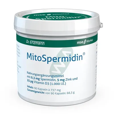Produktbild von Dr. Enzmann MitoSpermidin® 90 Kaps Spermidin - MSE