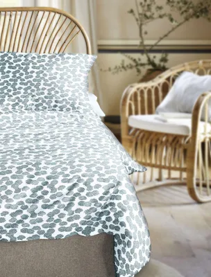Produktbild von Irisette Seersucker Bettwäsche-Garnitur Easy 8587 Farbe jade Größe 140x200+70x90