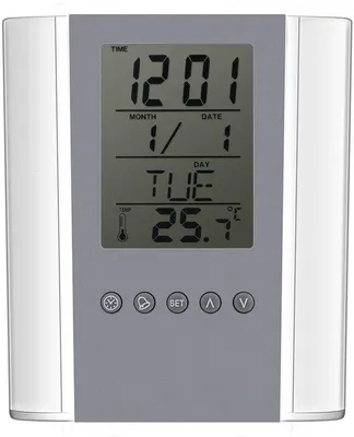 Immagine prodotto di Sveglie digitali con indicatore di temperatura, visibilità ottimale durante le fasi del sonno