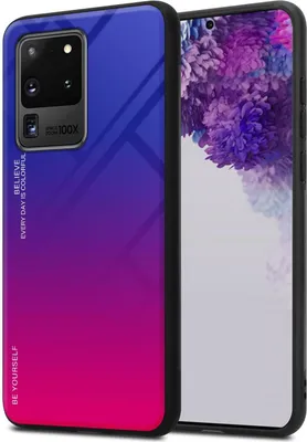 Produktbild von Cadorabo Hülle für Samsung Galaxy S20 ULTRA Schutz Hülle in Schwarz Handyhülle TPU Etui Cover Case Tempered Glas
