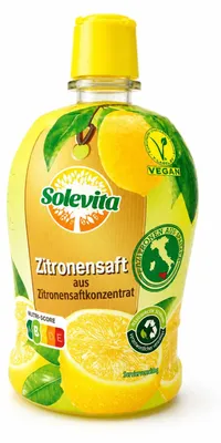 Produktbild von Solevita- Zitronensaft au Zitronenkonzentrat 200 ml