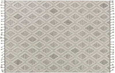 Produktbild von Outdoorteppich Trevi Rauten hellgrau 80x150 cm