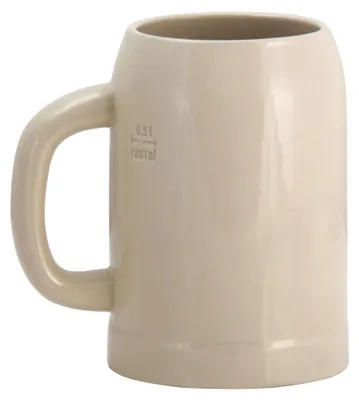Produktbild von Grenzauer-Bierkrug Humpen 1 Stk. 0,5 Liter mit Eichstrich Steinkrug