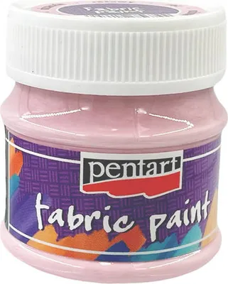 Produktbild von PENTART Stoffmalfarbe - rosa 50 ml
