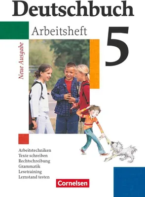 Produktbild von Deutschbuch 5. Arbeitsheft mit Lösungen. Gymnasium. Allgemeine Ausgabe. Neue Rechtschreibung