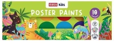 Produktbild von Plakatfarben, 10 Farben, EASY – Easy Stationery