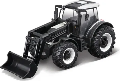 Produktbild von Bburago  Farm Traktor 10 cm Valtra N174 mit Frontschaufel