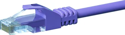 Produktbild von CAT 5e Netzwerkkabel U/UTP – 0.25 Meter -  Violett  - CCA