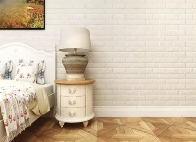 Immagine prodotto di pannelli murali 3D di carta da parati autoadesiva in mattoni adesivi murali impermeabili Pannelli murali di carta da parati autoadesiva moderna in pietra facile e veloce installazione beige 5 pezzi