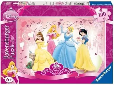 Image de Ravensburger Puzzle - Joyeuses princesses Disney - Puzzle de 100 pièces