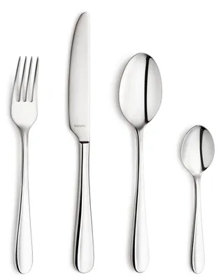 Imagen del producto de Juego de cubiertos Kuppels TRIVO, 24 piezas, color plateado, con alto brillo
