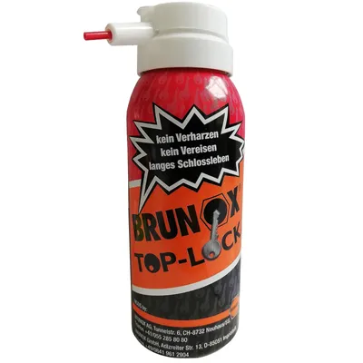 Image de Brunox TOP-LOCK® Spray d'entretien pour ferrures contre le givrage + la résinification 100ml