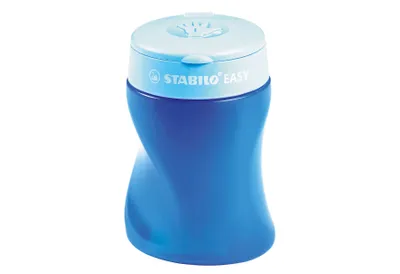 Image de Taille-boîte ergonomique pour droitiers - STABILO EASYsharpener - 3 en 1 - bleu