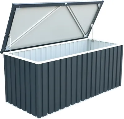 Produktbild von DURAMAX Garten-Aufbewahrungsbox 174 x 72 x 73 cm, 770 l, anthrazit DURAMAX 71151