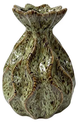 Produktbild von Clayre & Eef Vase Grün Keramik