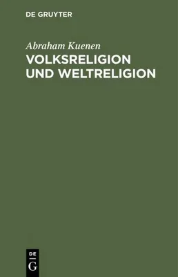 Produktbild von Volksreligion und Weltreligion