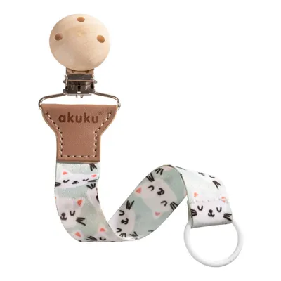 Produktbild von AKUKU Allzweckarmband mit Katzenanhänger für Schnuller