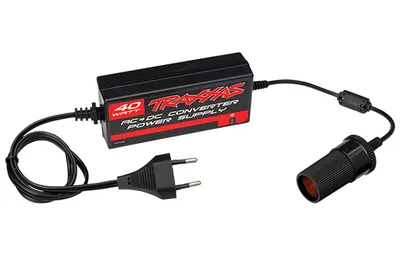 Produktbild von Traxxas TRX2976G AC->DC Adapter, 40W (Netzteil für 12V-Lader) EU-Version