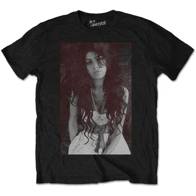 Produktbild von Amy Winehouse Back to Black Chalk Board Black M T-Shirt