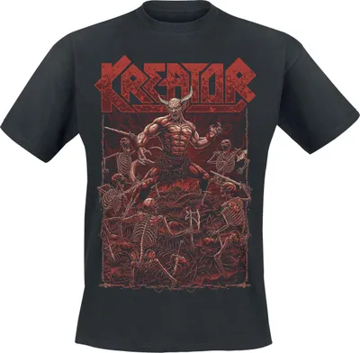 Produktbild von Kreator T-Shirt Herren Ready To Kill schwarz Band-Merch, Bands 100% Baumwolle S