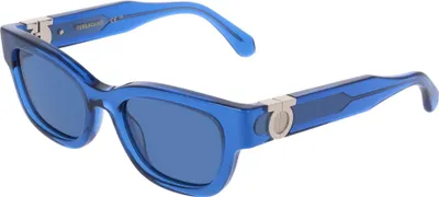 Produktbild von Ferragamo SF2067S Transparent blue 52/20/140 Damen Sonnenbrillen