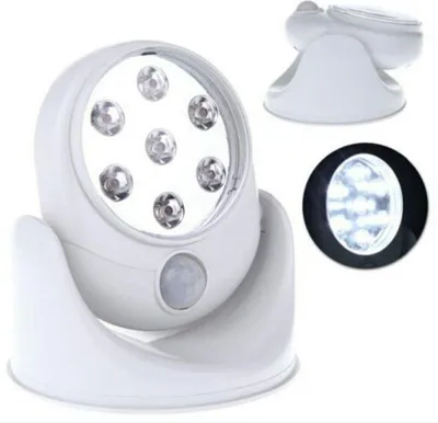 Produktbild von 2 x LED Spot Lampe mit Bewegungsmelder Innen Außen Strahler Sensor Nachtlicht 3T