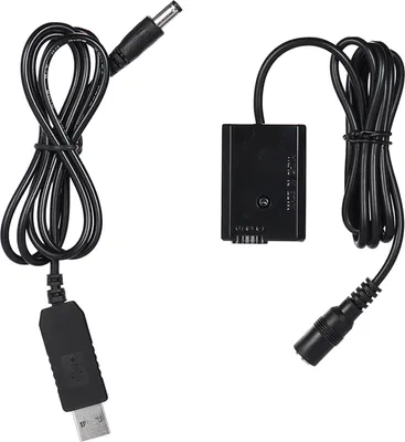 Produktbild von Andoer NP-FW50 Dummy-Akku + DC Power Bank (5V 2A) USB-Adapterkabel Ersatz für AC-PW20 Sony NEX-3/5/6/7 Serie A33 A37 A35 A55 a7 a7R a7II A6000 A6300